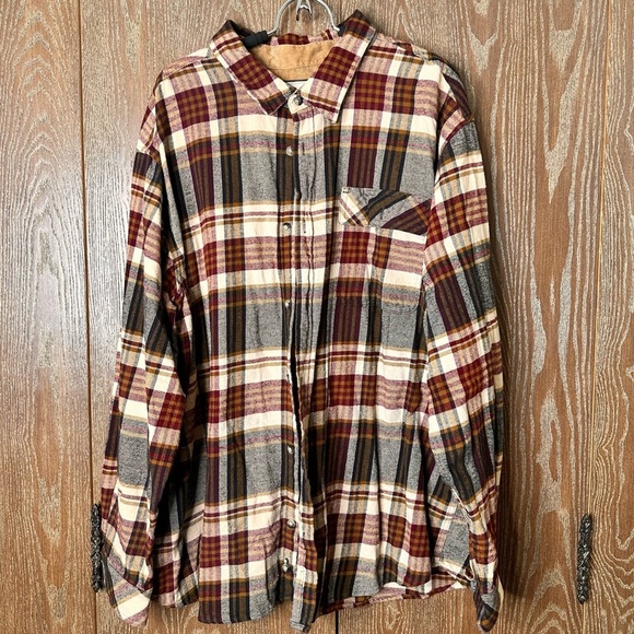 Legendary Whitetails Shirt 3XL Buck Camp Flannel Outdoor Hunting Corduroy Cuff - Picture 1 of 11